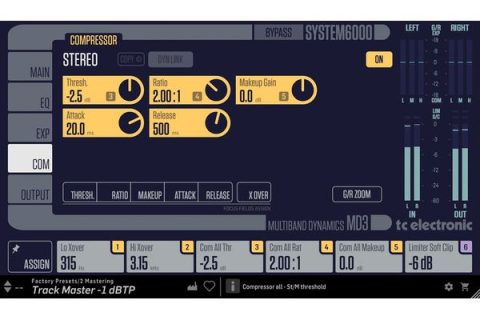 TC Electronic MD3 Native Multiband Dynamics