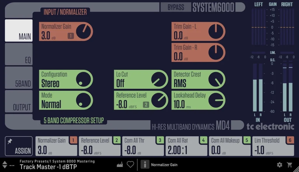 TC Electronic MD4 HD Native Dynamics