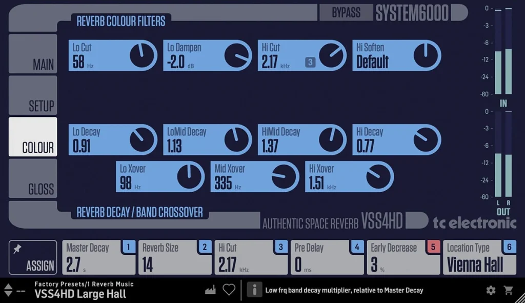 TC Electronic VSS4 HD Native Authentic Space Reverb