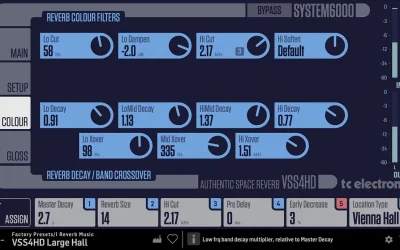 TC Electronic VSS4 HD Native Authentic Space Reverb