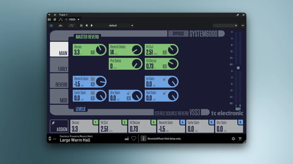 TC Electronic VSS3 Virtual Space Sim Reverb