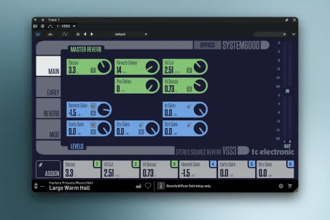 TC Electronic VSS3 Virtual Space Sim Reverb