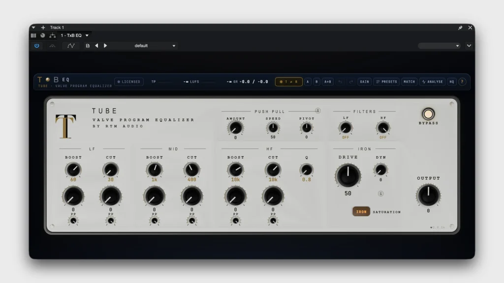 RTM Audio TxB EQ